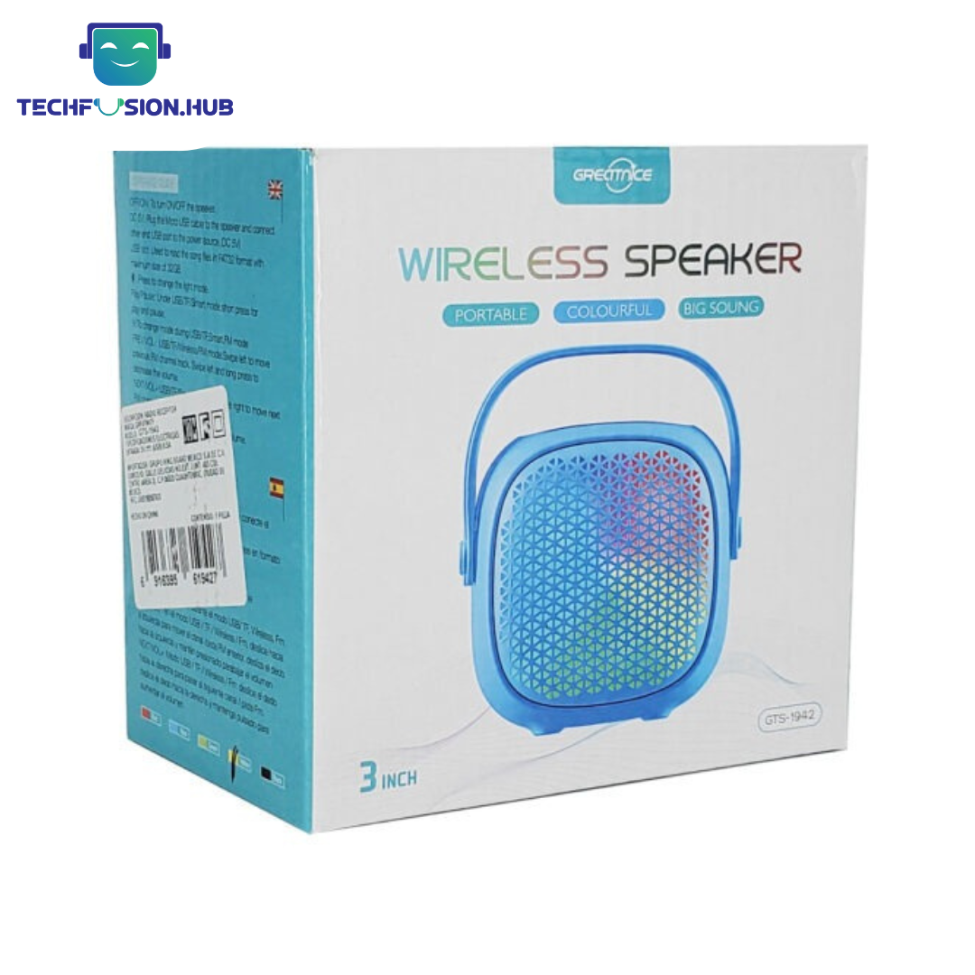 TechFusion.Hub"Greatnice (GTS‑1942) bluetooth speaker