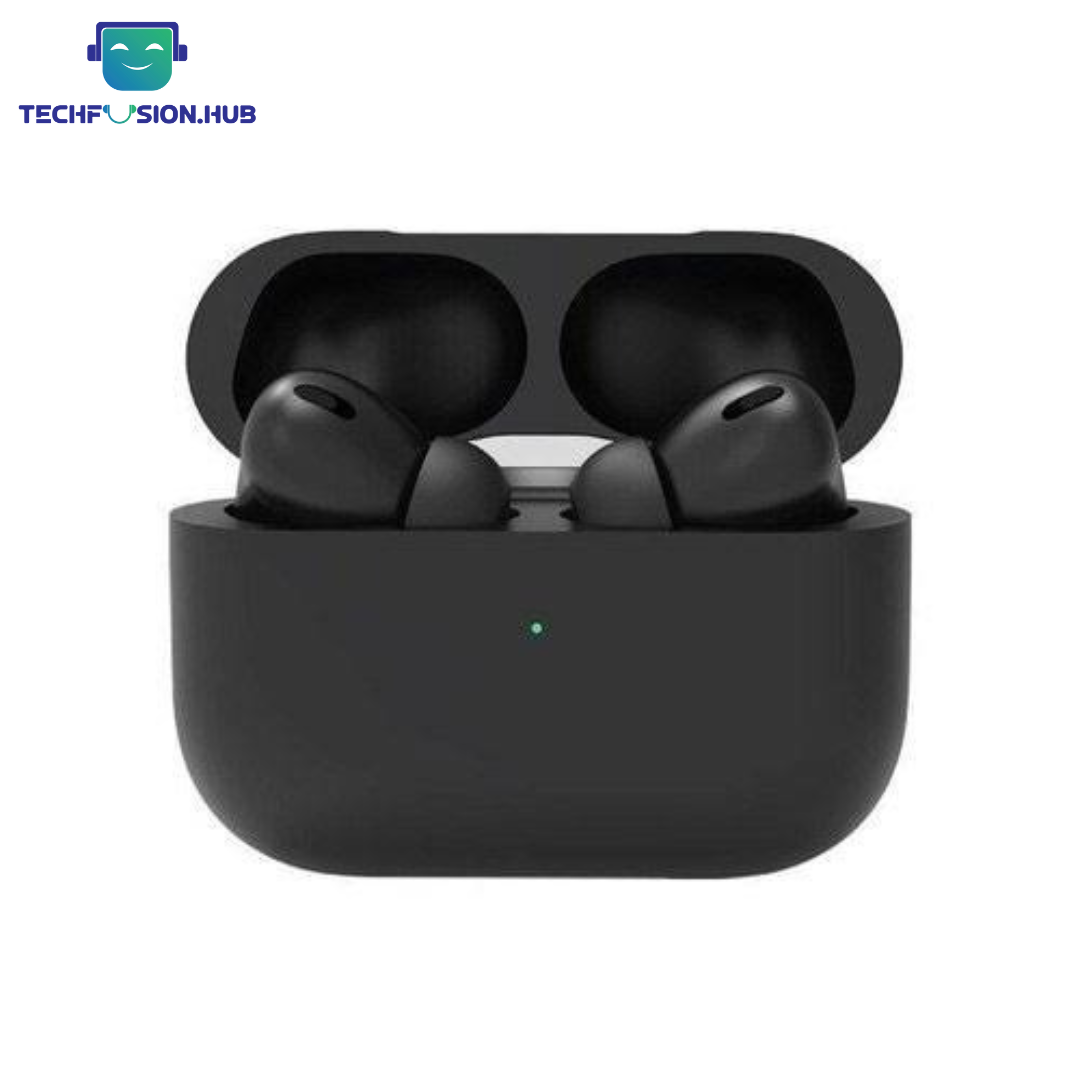 TechFusion.Hub"Airpods Pro 2nd Generation Master Copy Wireless Earbuds Type C | Buzzer And Volume Control (Blacked)
