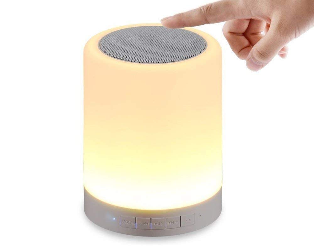 TechFusion.Hub"Portable Bluetooth Touch Color Control LED Lamp Speaker