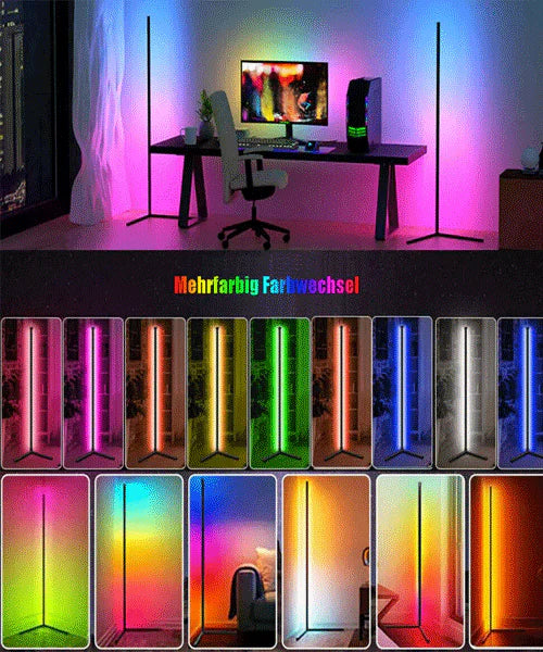 TechFusion.Hub"Floor RGB Corner Lamp App & Remote Controlled