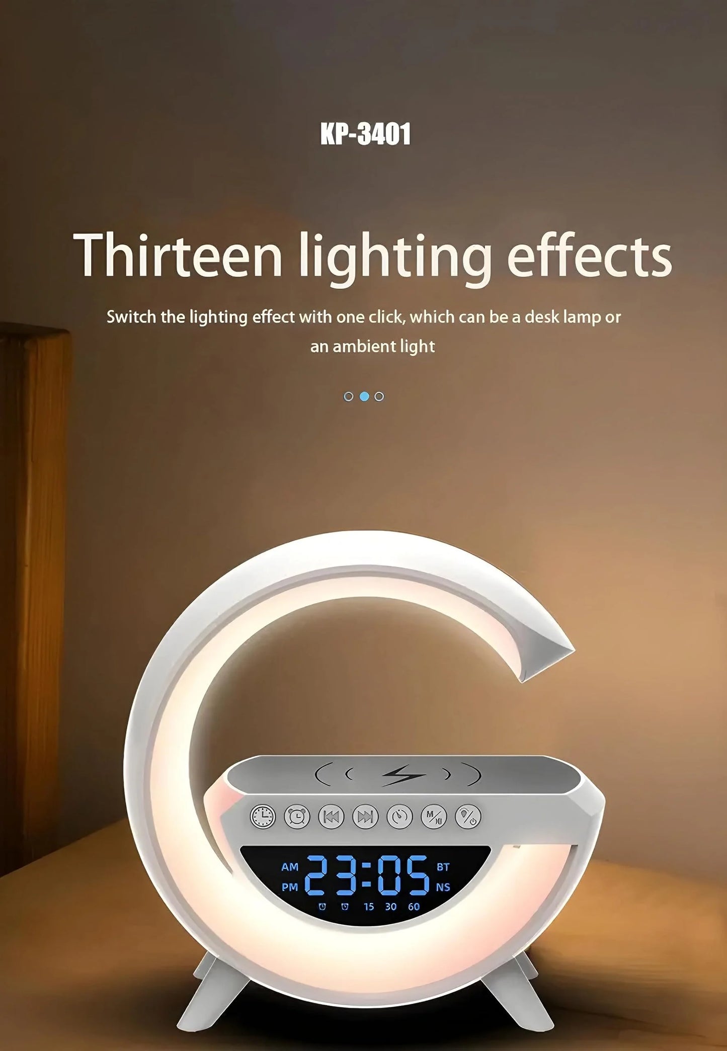 TechFusion.Hub"Gshape BT-3401 LED Light Bluetooth Speaker