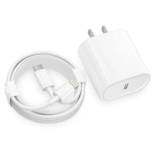 TechFusion.Hub"Pack of 2 :20w Original Adapter with 20w Lightning Cable