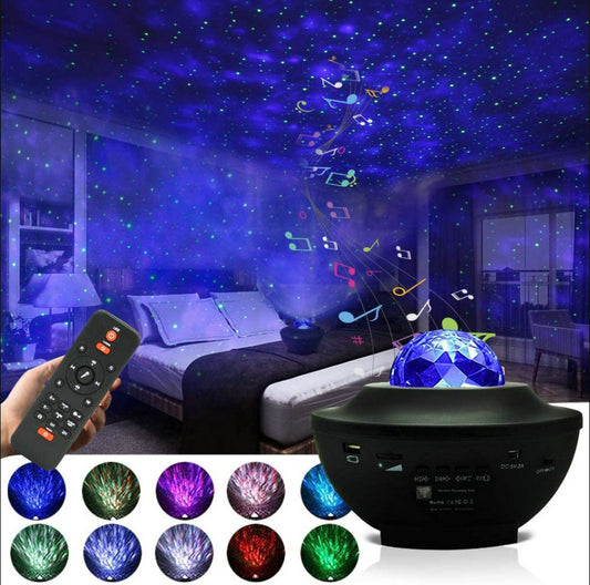 TechFusion.Hub" Galaxy Ocean Wave Light Projector