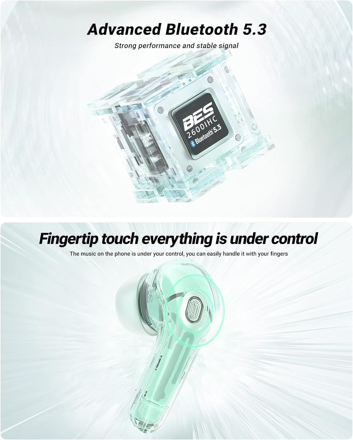 TechFusion.Hub"AIR39 TWS WIRELESS AIRBUDS with Free Protective Cover