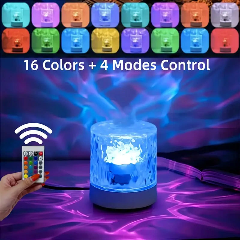 TechFusion.Hub" Warm ambient light, RGB remote dimming, 270° dynamic ripple effect,