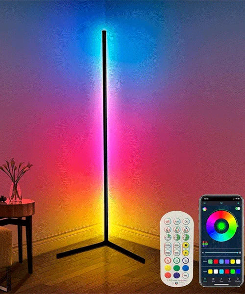 TechFusion.Hub"Floor RGB Corner Lamp App & Remote Controlled