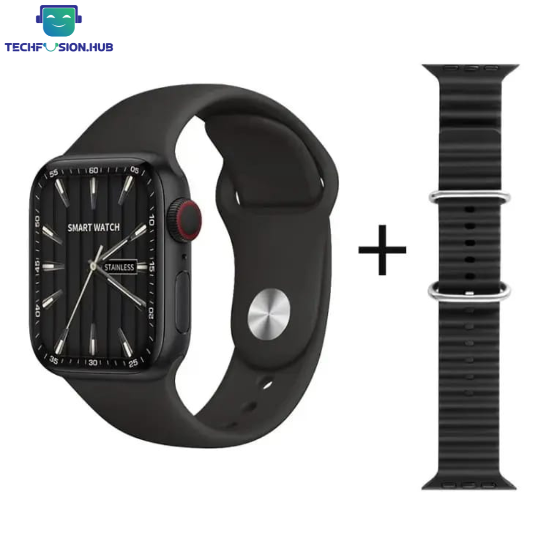 TechFusion.Hub"X90 Max Smart Watch – 2.2" HD Display, Bluetooth Calling, Health Monitoring & Sports Modes