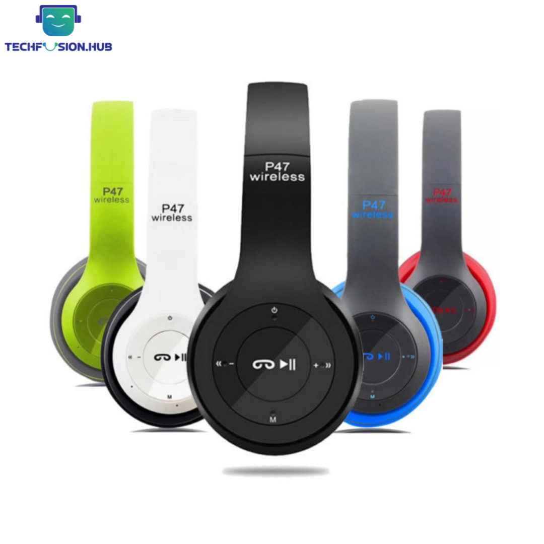 TechFusion.Hub"P47 Bluetooth Wireless Headphones Stereo