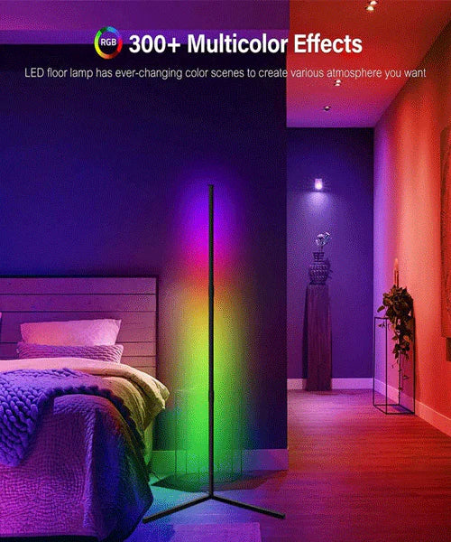 TechFusion.Hub"Floor RGB Corner Lamp App & Remote Controlled