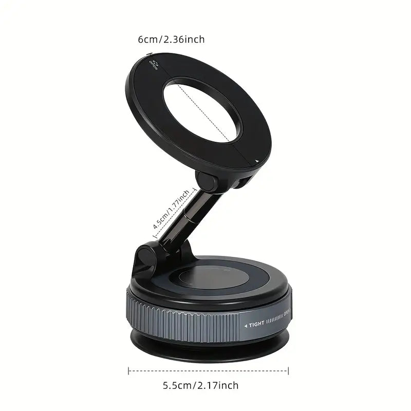 TechFusion.Hub" Multifunctional Vacuum Suction Phone Holder
