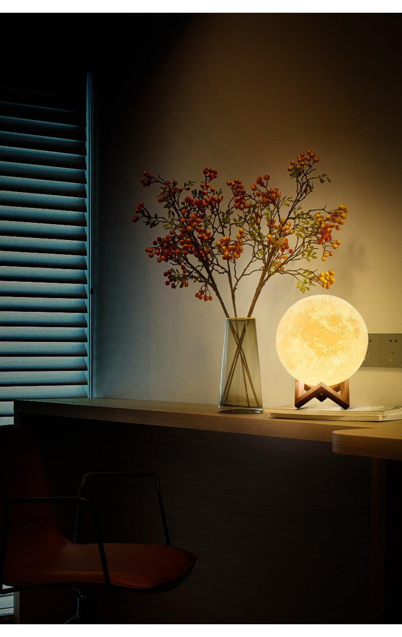 TechFusion.Hub"LED Moon Light Lamp With Stand - Mind Glowing 3D Lamp
