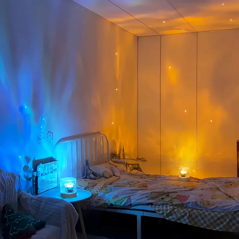 TechFusion.Hub" Warm ambient light, RGB remote dimming, 270° dynamic ripple effect,