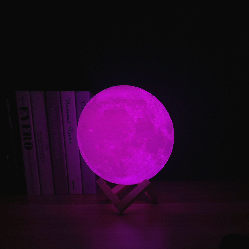 TechFusion.Hub"LED Moon Light Lamp With Stand - Mind Glowing 3D Lamp