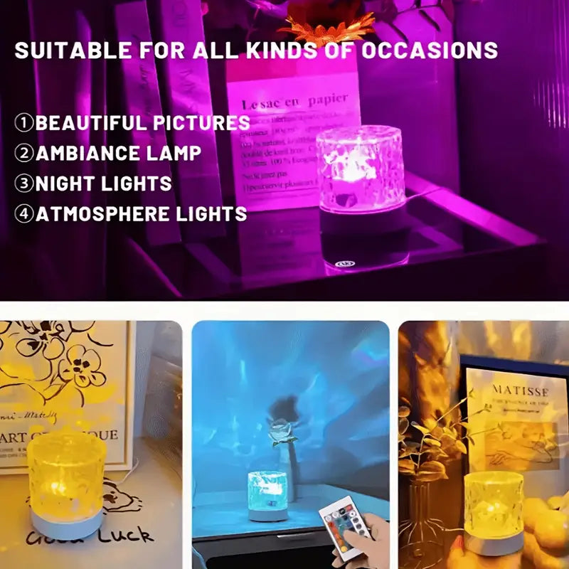 TechFusion.Hub" Warm ambient light, RGB remote dimming, 270° dynamic ripple effect,