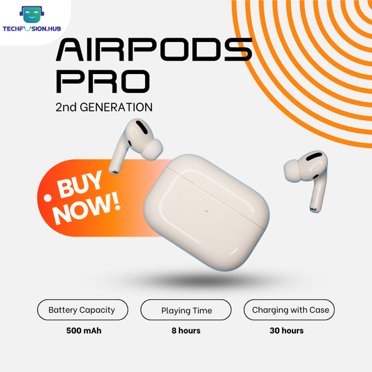 Tech Fusion Hub" Airpods pro (2nd gen) white