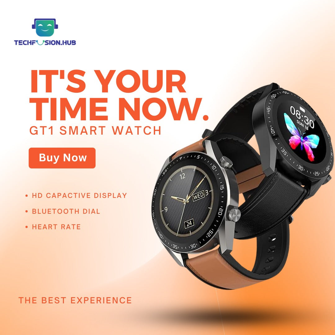 TechFusion.Hub"GT1 Smart Watch – 1.91" HD Display, Bluetooth Calling, Fitness Tracker & Health Monitoring