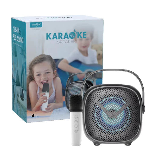 TechFusion.Hub"GTS Karaoke Speaker with Bluetooth, USB, and Wireless Microphone